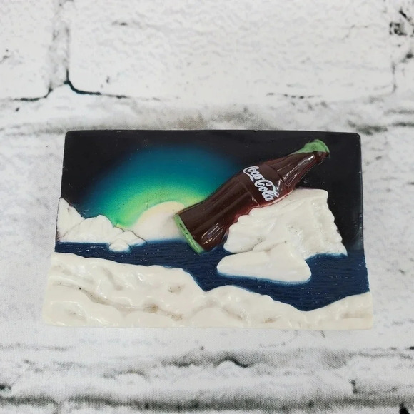 1996 Coke Sunset Magnet Coca Cola 90s Vintage Collectable Magnet 38 - Picture 1 of 9